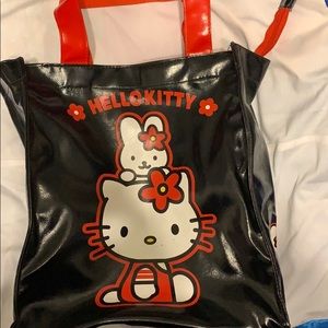 Hello Kitty tote vinyl bag.